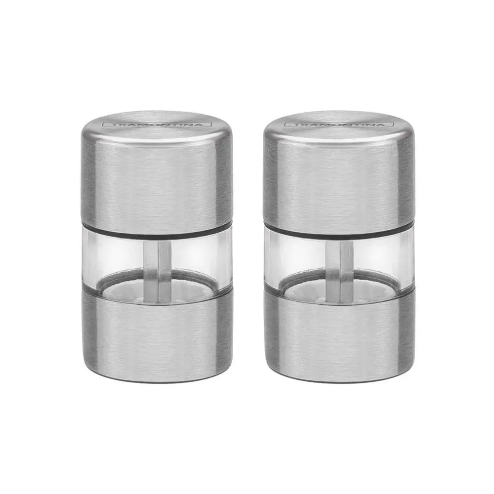 Conjunto Mini Moedores Aco Inox eAcrilico Tramontina