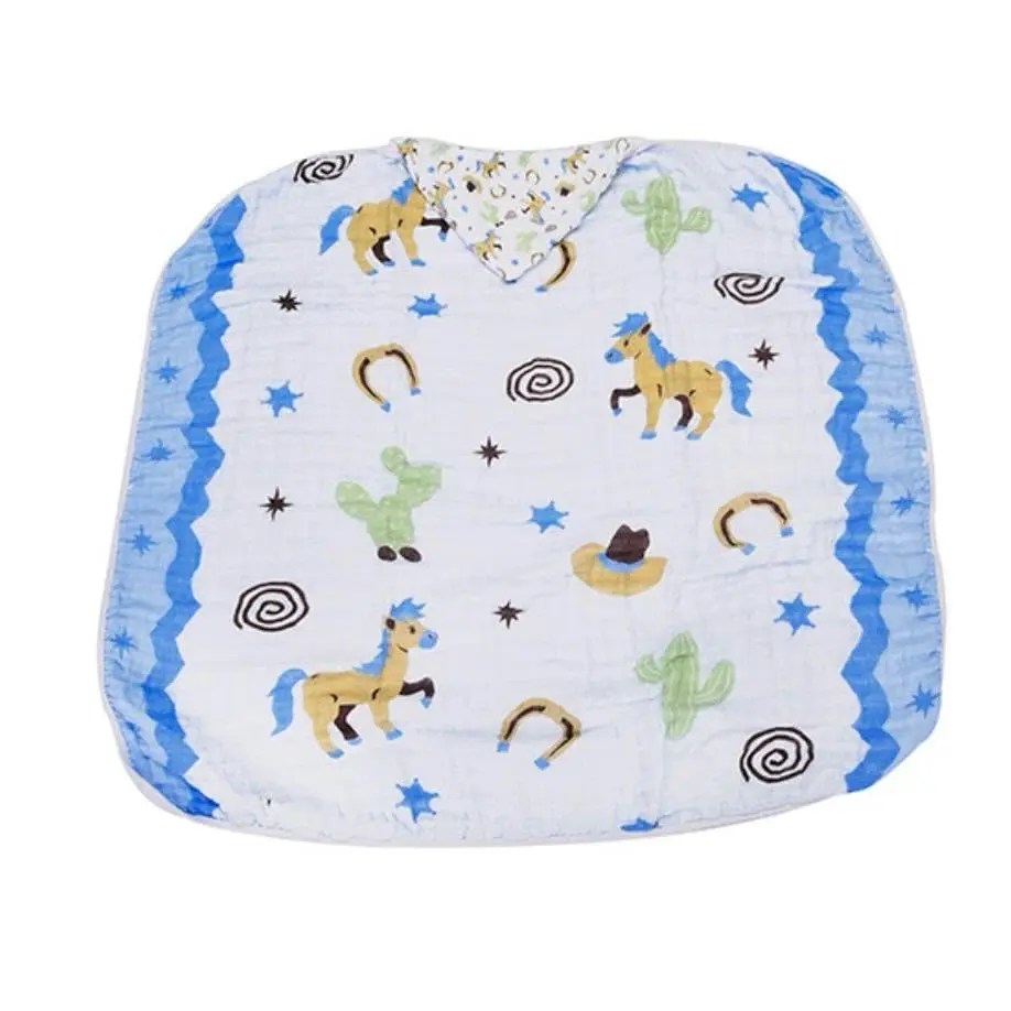 Toalha de Banho para Bebê Soft 100% Algodão 85x85cm – Macia, Absorvente e Delicada para Recém-Nascido - 1