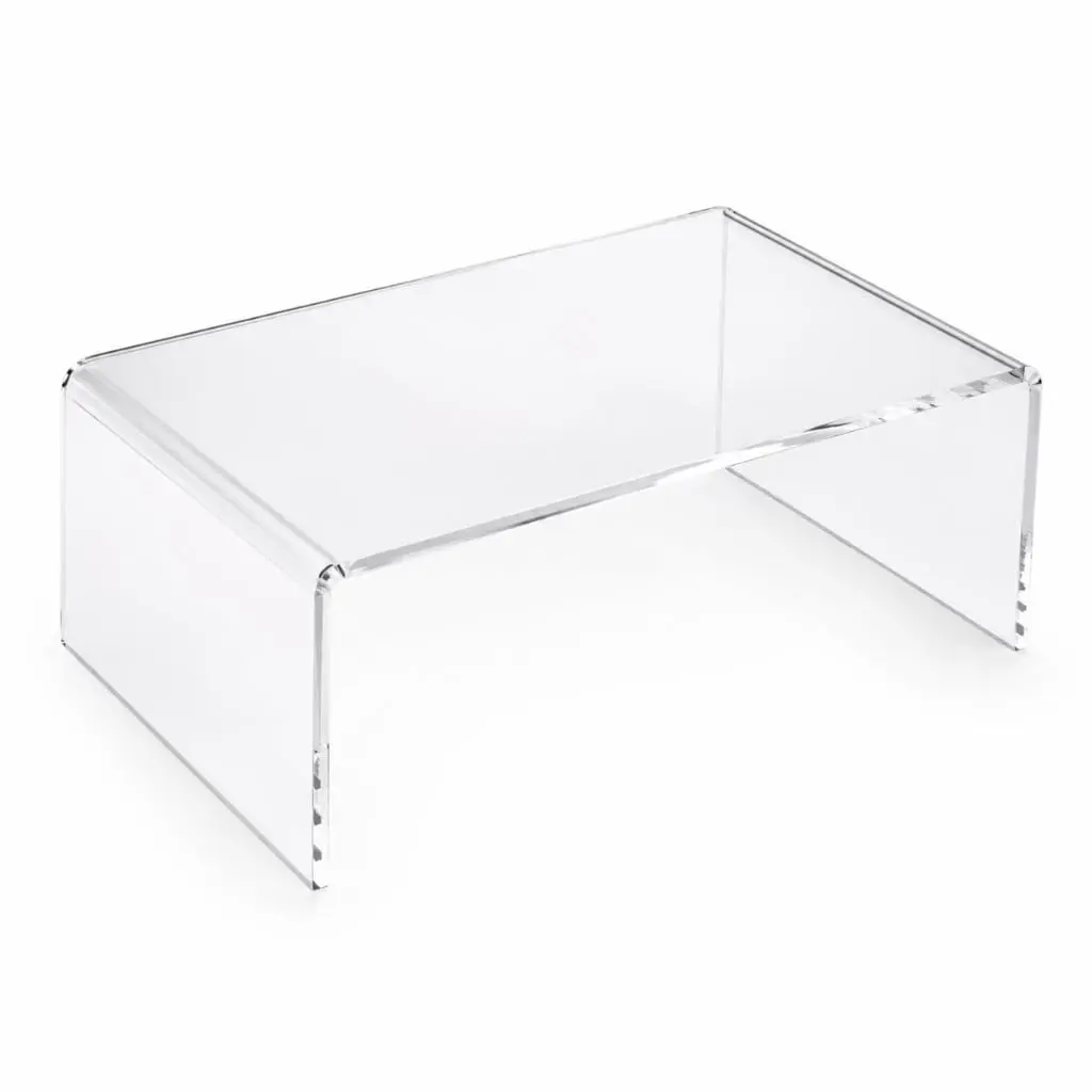 Prateleira Organizadora de Armário e Geladeira em Acrílico (30x15x10) | Organiza armários, geladeiras e bancadas, criando espaço extra para pratos, copos, potes e outros itens.