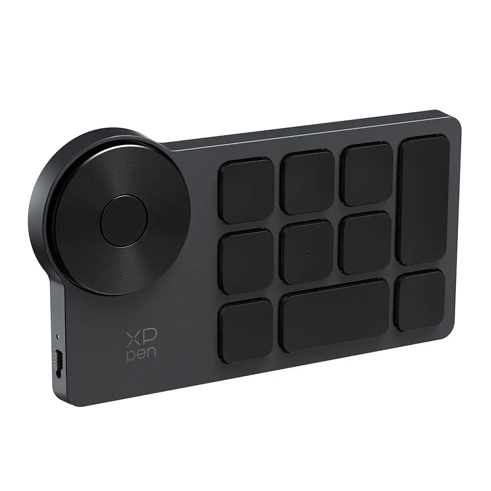 XPPen Mini Keydial ACK05 Wireless Shortcut Keyboard Bluetooth Programmable Express Remote Control with Dial & Customized Express Keys for Drawing Tablet PC MacBook Windows Images Video Editing