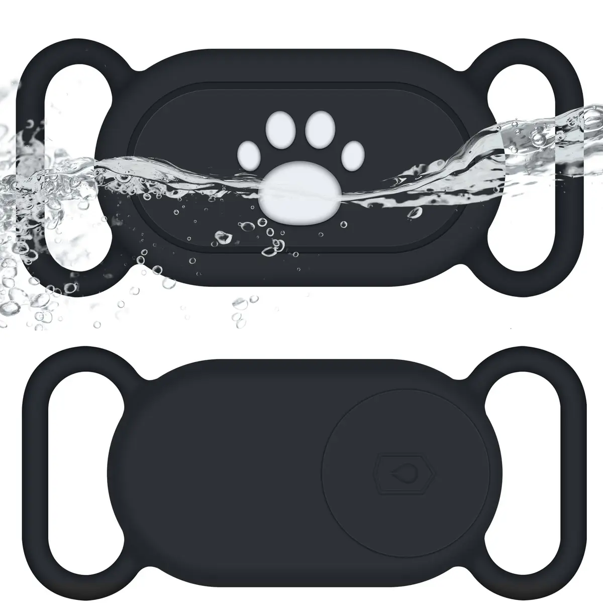 SZJCLTD Suporte de coleira para cachorro Samsung Galaxy SmartTag2, pacote com 2 capas de silicone antiperda à prova d'água para Galaxy Smart Tag 2 para coleiras de gato e cães de estimação