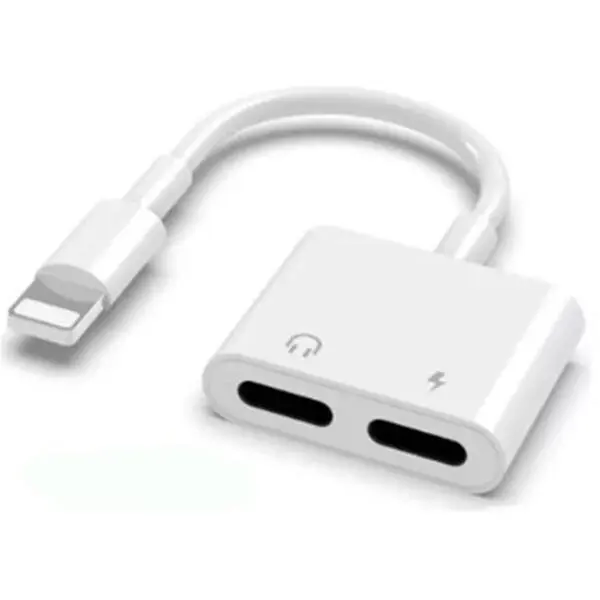 Adaptador Áudio/carregador P/ Lightning Celular - 1