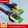 [Moedas R$47] 20M Cabo Ethernet Cat8 40Gbps 30m RJ45 Internet - 1