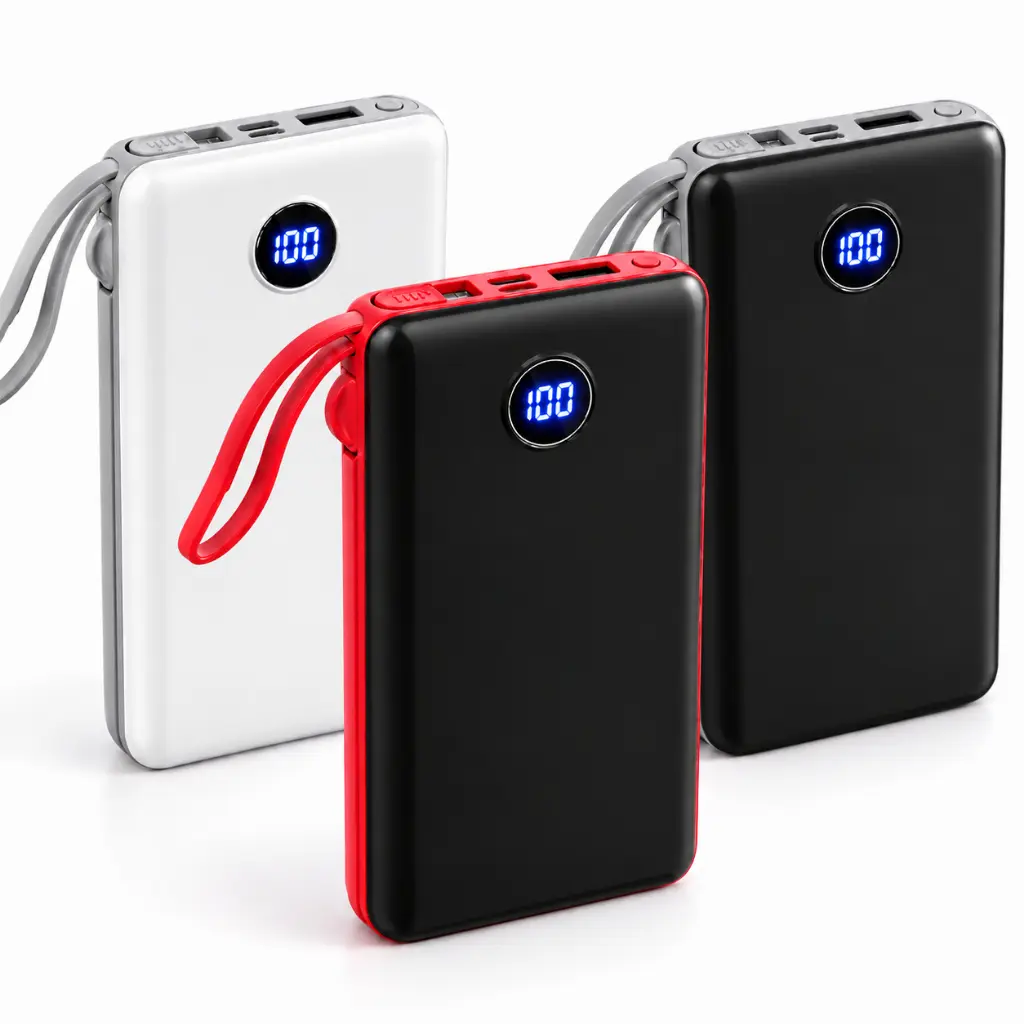 Carregador Portátil Turbo 20000mah Power Bank Universal Com Indicador De Bateria Original