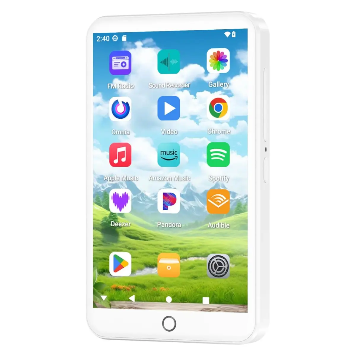 Reprodutores MP3 MP4 Android 13 de 32GB/96GB com Bluetooth e Wi-Fi, com Tela Sensível ao Toque de 4 Polegadas e Alto-falante