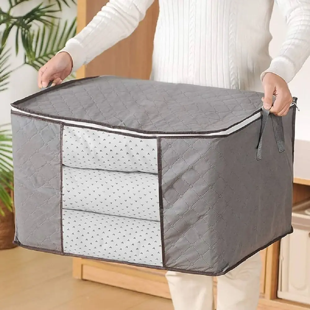Organizador de Guarda-Roupa com Proteção Contra Mofo e Ácaros, Material Sustentável para Armazenamento de Roupas de Estação - 1