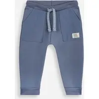 calça de moletom infantil texturizada azul - 1