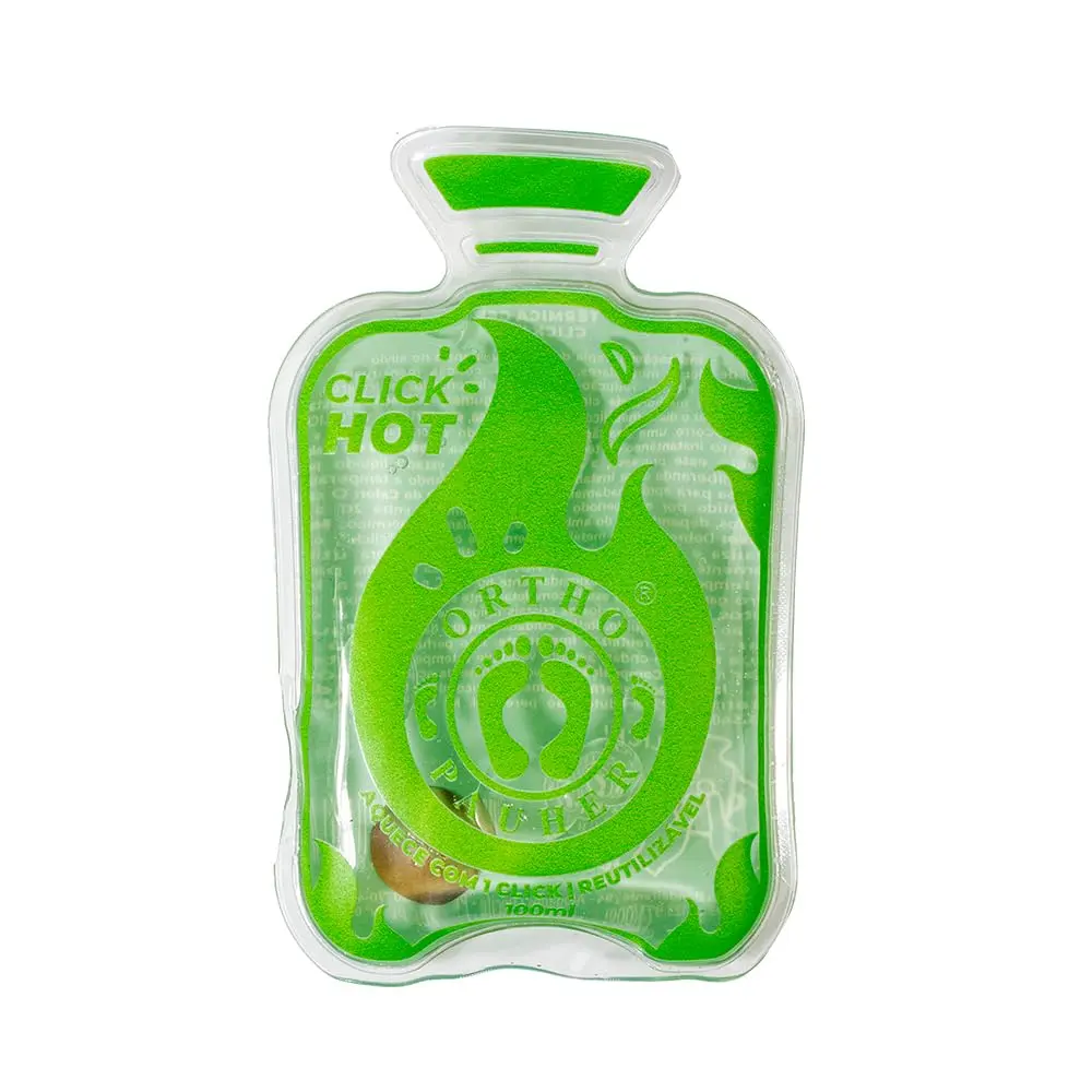 Bolsa Térmica Gel Hot Click Reutilizável Verde Limão Tamanho único - Ortho Pauher
