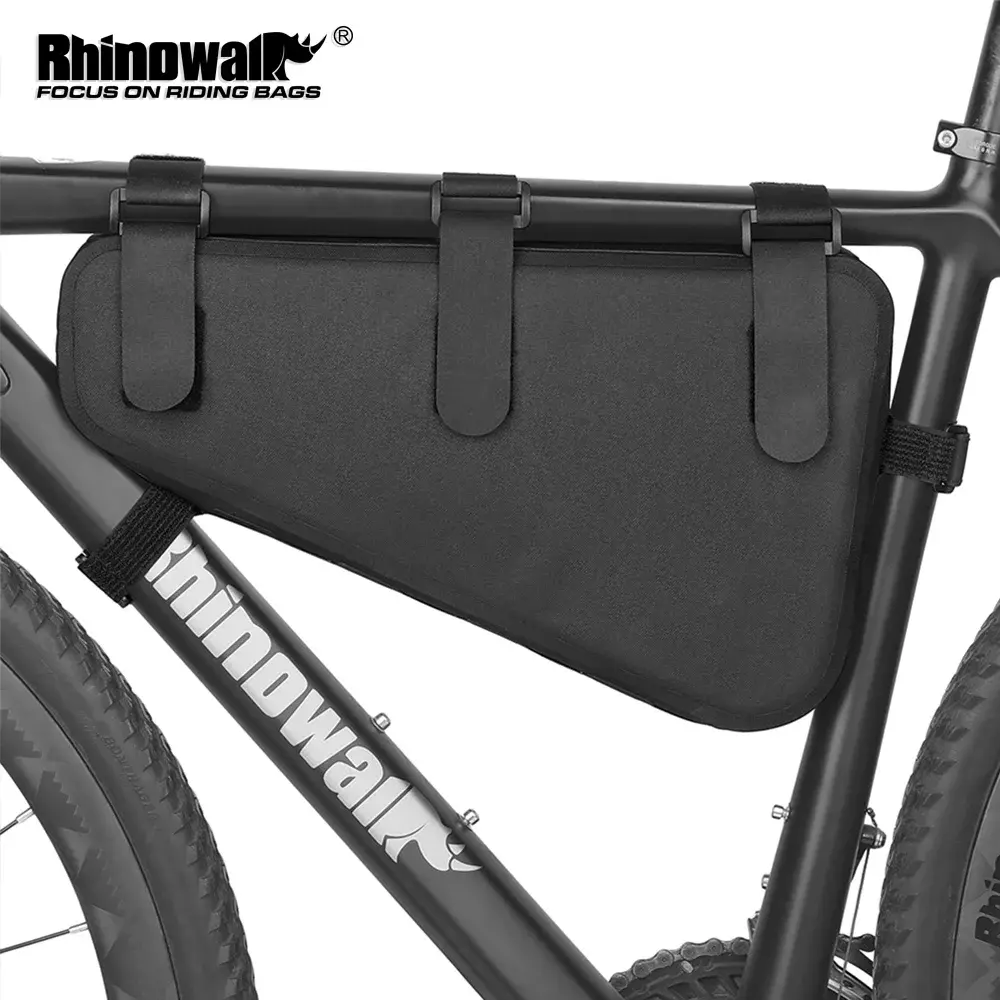 Rhinowalk 4l saco de quadro bicicleta à prova dbig água grande capacidade triângulo saco de tubo quadro de bicicleta saco de ciclismo ferramenta bolsa saco de bicicleta acessório