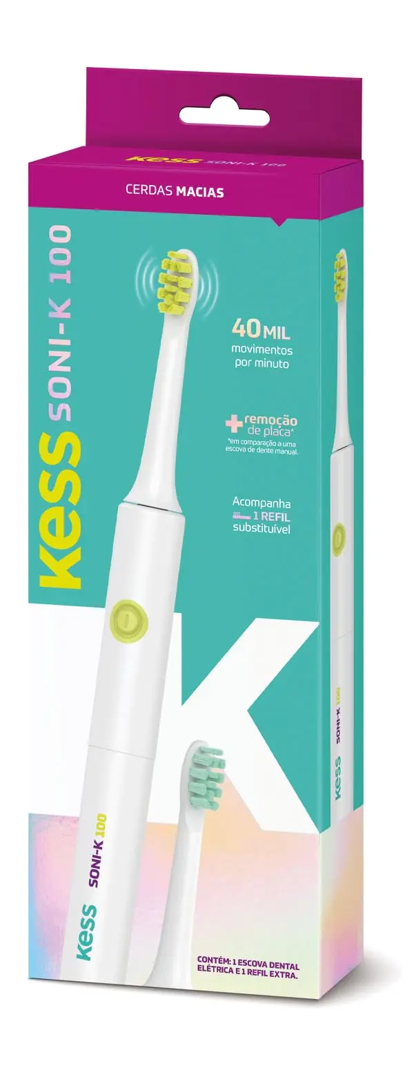 KESS ESCOVA DENTAL ELÉTRICA SONI-K 100 - 1