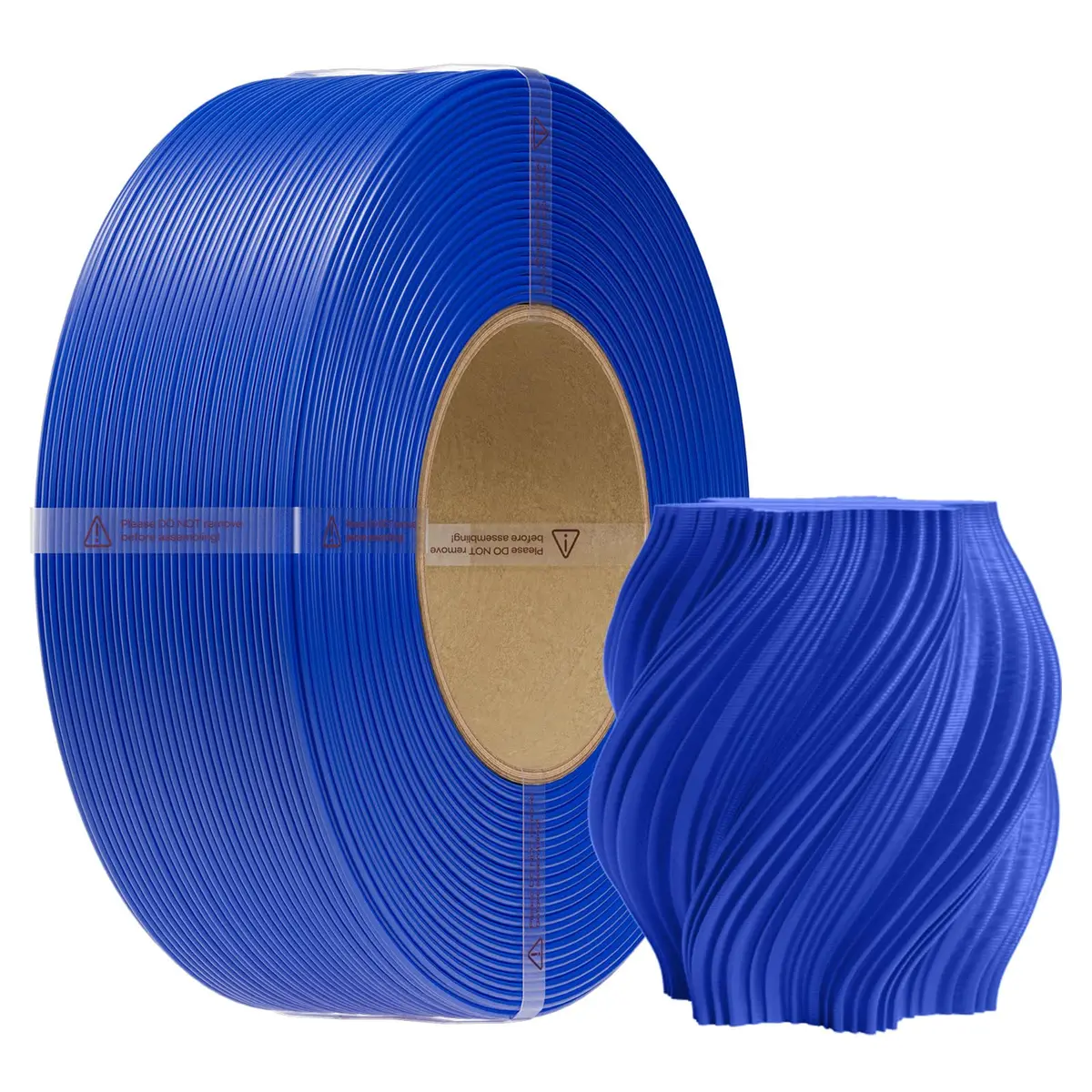 Creality CR-PETG Recarga de filamento, 1,75 mm, 1kg, bobinas reutilizáveis sem carretel, alta precisão ±0,03 mm, inodoro e à prova de umidade (azul)