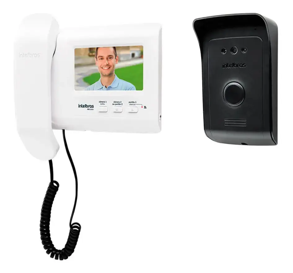Video Porteiro Ivr 1010 Branco E Preto Intelbras 110V/220V - 1