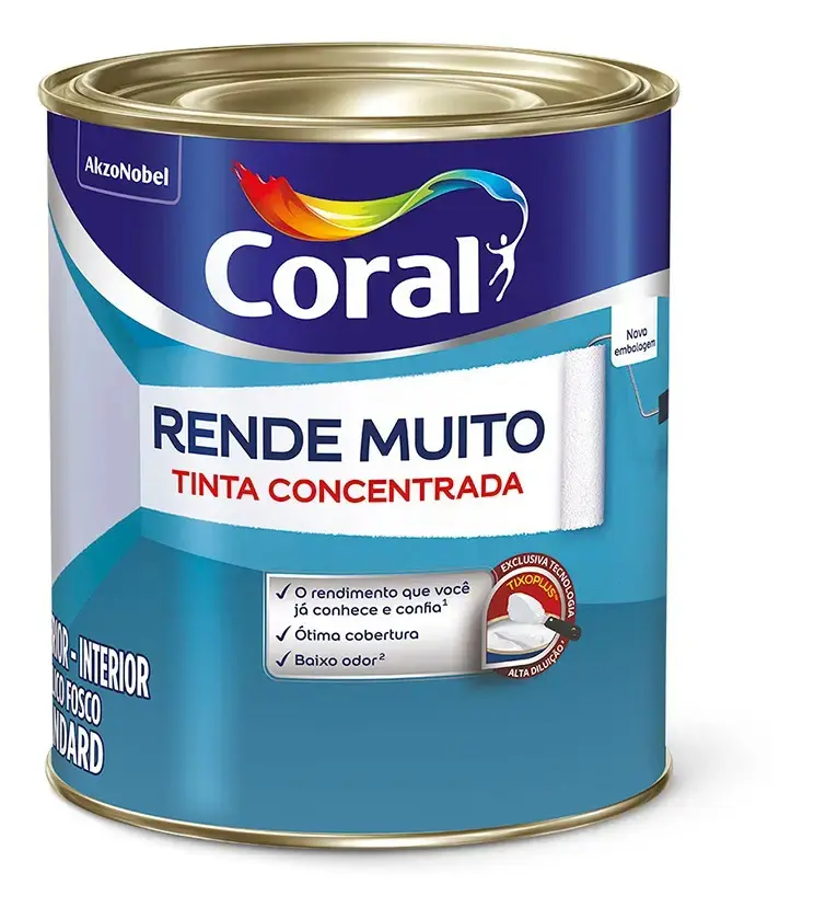 Tinta Rende Muito Branco 900ml Coral