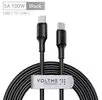 [R$5,25 moedas] Cabo Voltme 100w 3 metros usb tipo c para cabo usb c - 1