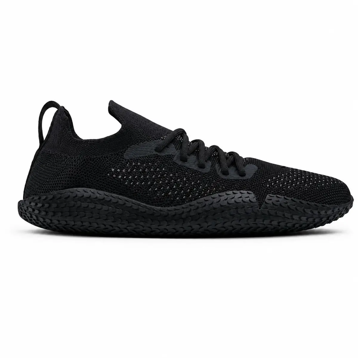 Tênis Barefoot Ultra Fiber | Solado zero-drop, malha 3D Knit sustentável, memory foam no calcanhar, ideal para treino de força e uso diário