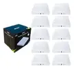 Kit 10 Plafon LED 18W 6500K Quadrado Sobrepor - Branco frio - 1