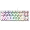 Teclado Mecânico Gamer Ninja Leap Pudim, Switch Blue, Rainbow, ABNT2, White - 1