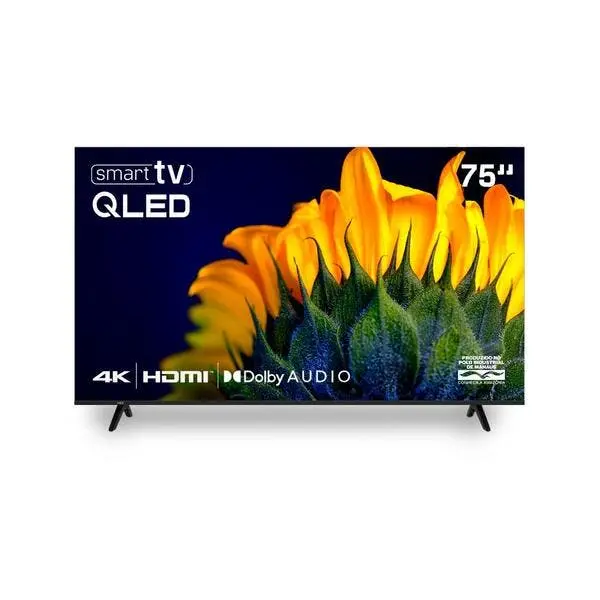 Smart Tv Hq Qled 75 Polegadas Hq-qled75sm 4k Wi-fi Bluetooth,