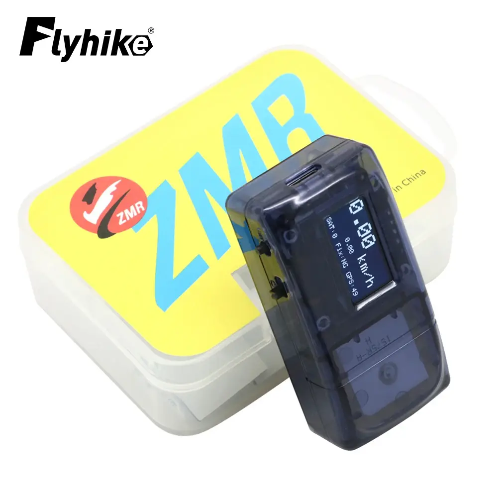 Zmr gps detector de velocidade velocímetro bateria lipo embutida para modelo rc avião fpv corrida freestyle drones peças diy