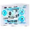 Gabinete Gamer SuperFrame Void, Mid Tower, Vidro Temperado, M-ATX, White, Sem Fonte, Com 3 Fans, SF-CS-VDMAW3F - 1