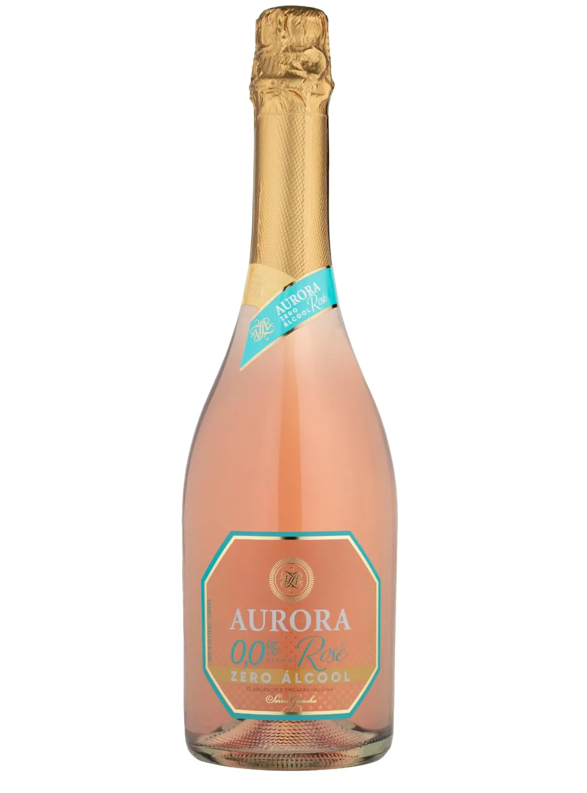 Espumante Aurora Zero Álcool, Rosé, 750ml | Uvas Americanas, Serra Gaúcha