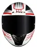 Capacete Ff353 Circuit Ls2 Branco/ Vermelho - 1