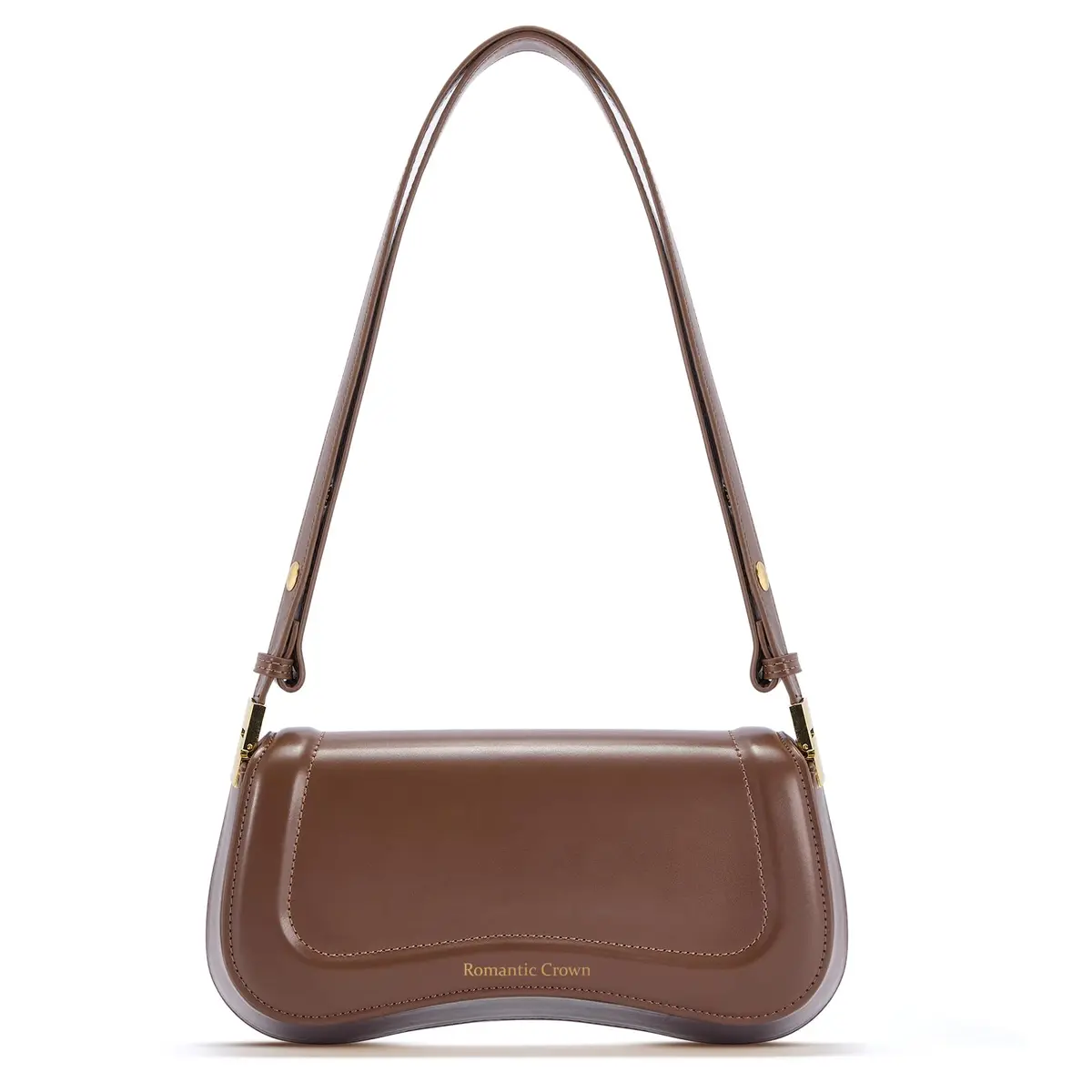 Romantic Crown Bolsa Feminina Ombro Pequenas Transversal Couro Impermeável