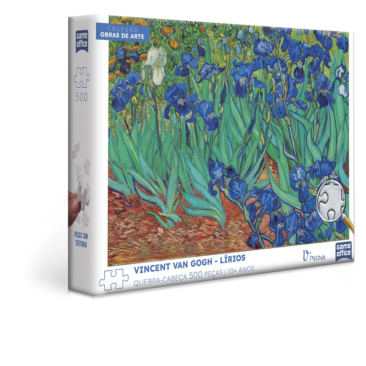 Toyster - Quebra-cabeça: Vincent Van Gogh - Lírios - 500 peças - Game Office - 1