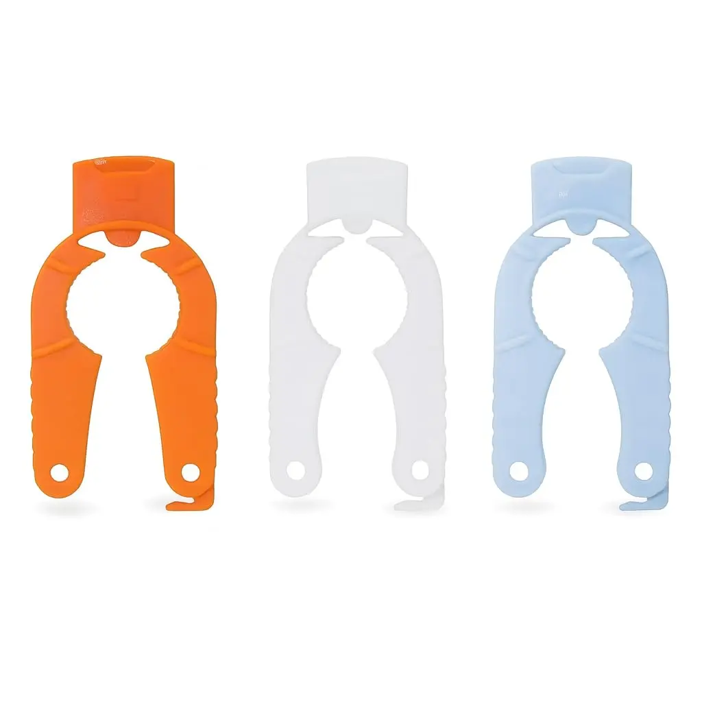 Abridor Ergonômico 3 em 1 – Plástico Resistente – Alívio para Mãos com Artrite, Cozinha, Camping