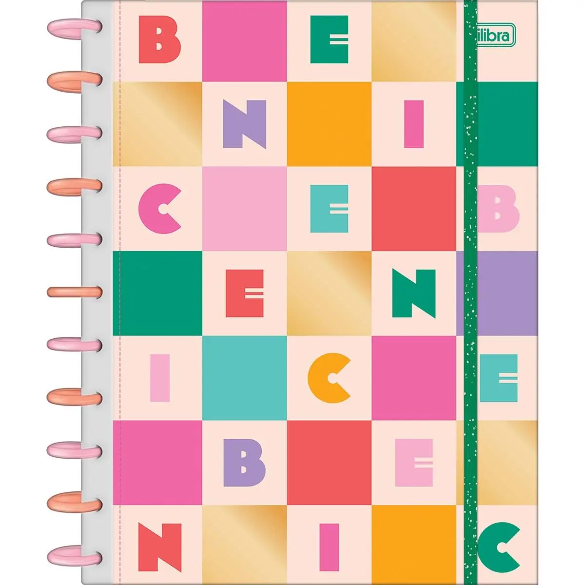 Tilibra - Caderno Universitário Tilidisco 1 Matéria Be Nice 80 Folhas