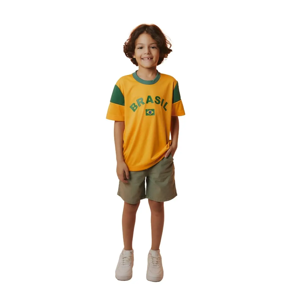 Camisa Brasil Dengo Infantil