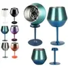 Taça de vinho/drink Térmica Inox 2 em 1 414ml Parede Dupla - 1