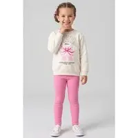 Infantil - Conjunto Bem Vestir Casaco Oversized e Legging Canelada