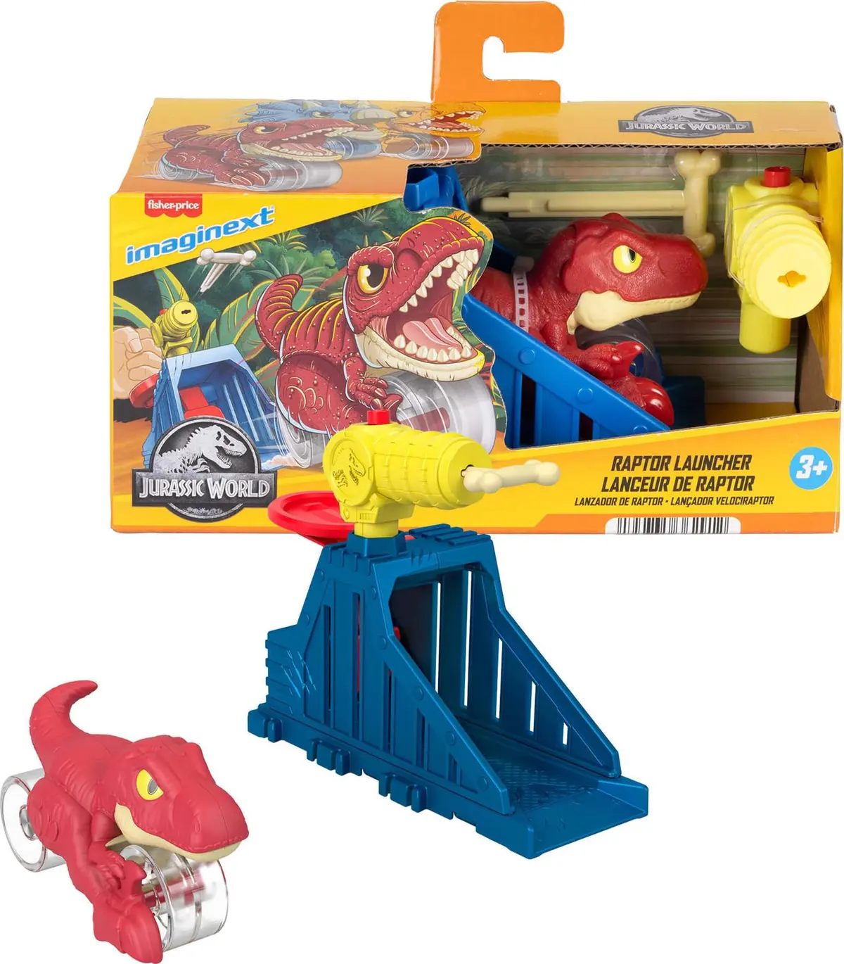 Imaginext Jurassic World Lançador Raptor