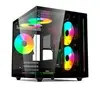 Gabinete Gamer Mini Tower Vidro Temperado Preto - 1