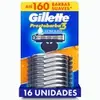 [REC] Gillette Aparelho de Barbear Prestobarba3 c/ 16 Unidades - 1