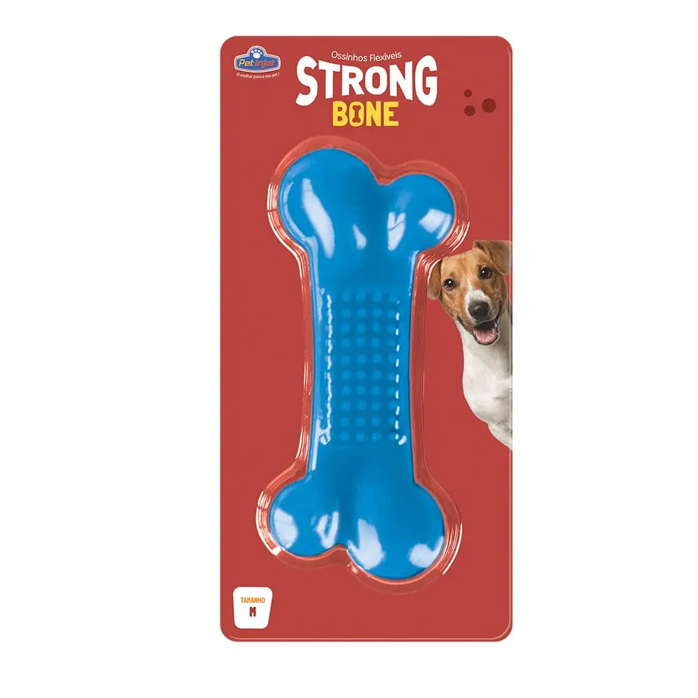 Pet Injet Osso Strong Bone Médio Azul