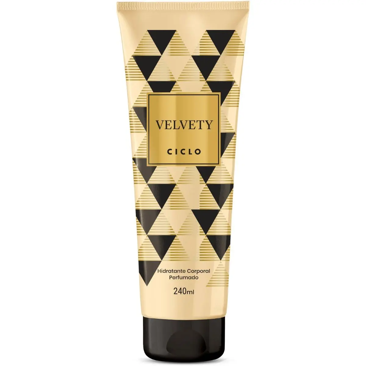 Loção Hidratante Velvety 240ml Creme Corporal Perfumado Pele Ciclo Cosméticos