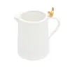 WOLFF - Leiteira de Cerâmica Colibri Branca 180ml - 1
