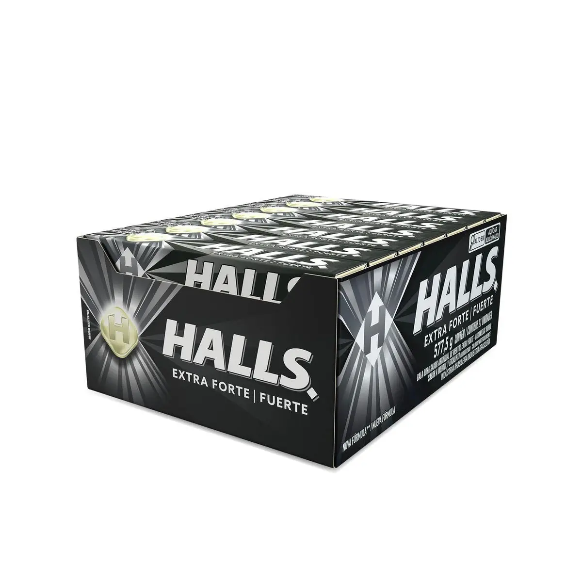 Bala Halls Extra Forte - Caixa com 21 unidades de 27,5g