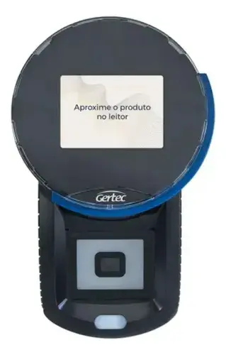 Terminal de Consulta Busca Preço Leitor De Código De Barras Gertec TC506 Preto - 1D/2D QR Code Wi-Fi Ethernet