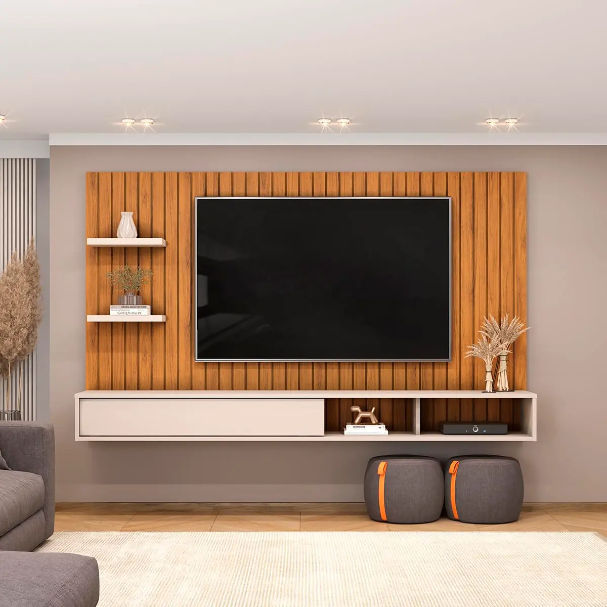 Painel para TV até 60" DJ Móveis Friz