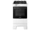 Fogão 4 Bocas Esmaltec Branco Mesa de Vidro Ideal Top Glass T4VAB - Bivolt