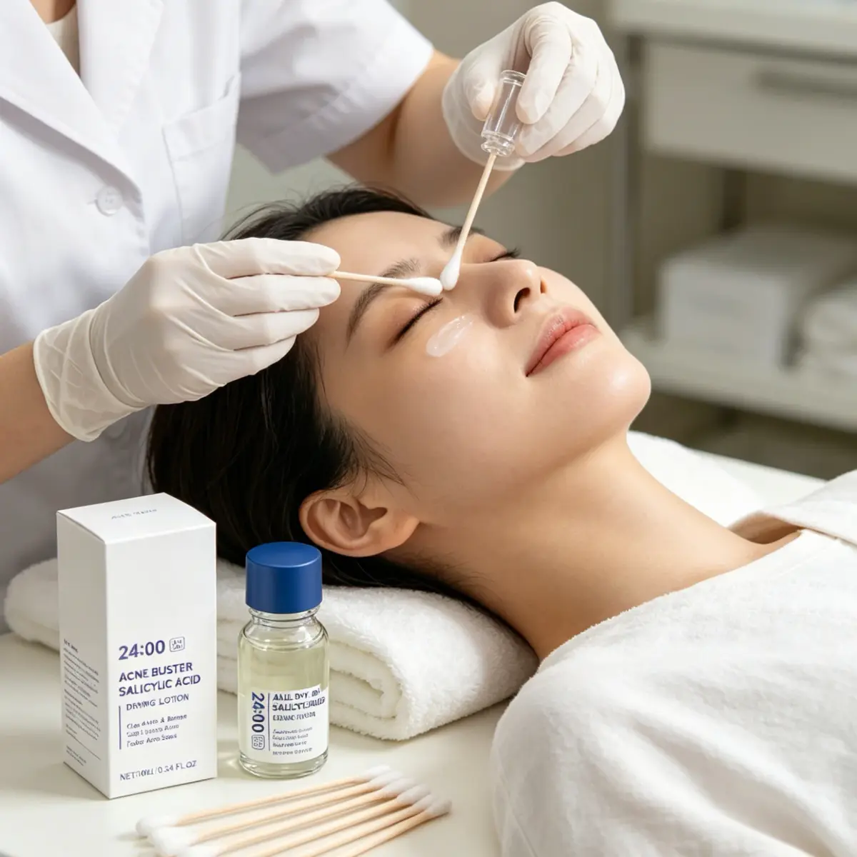 Sérum de Ácido Salicílico para Acne, Loção Secante para Tratamento de Acne, Cuidados com a Pele Sensível, Creme Removedor de Espinhas e Acne, Sérum Anti-Acne - 1