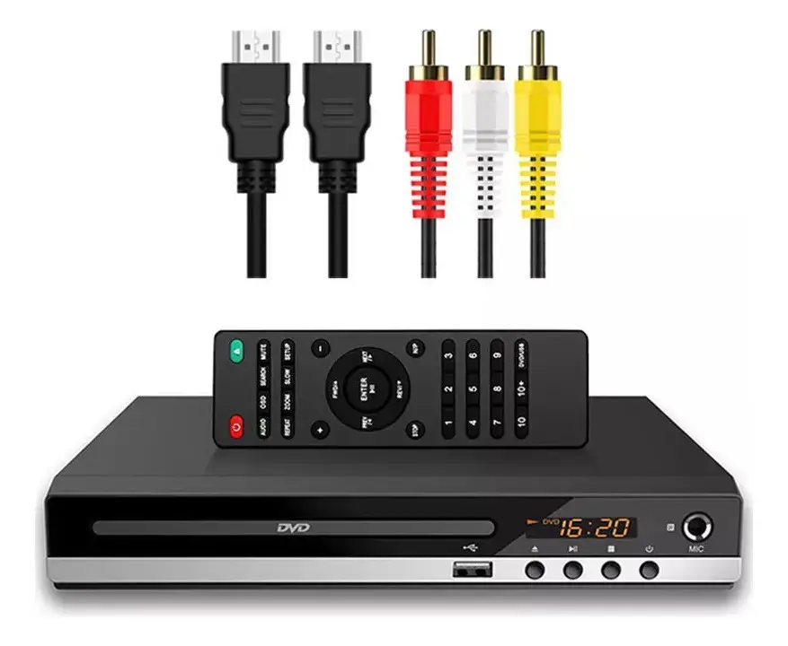 Leitor De Dvd Portátil Toca Cd Mp3 Usb Filme