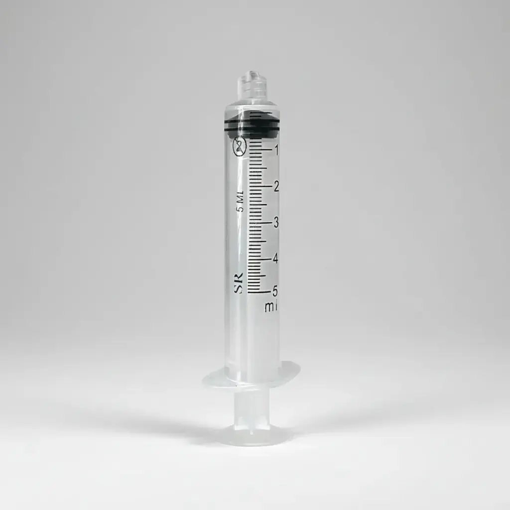 Seringa Sr Luer Lock 5ml Sem Agulha HiPodérmica Rosca 100un - 1