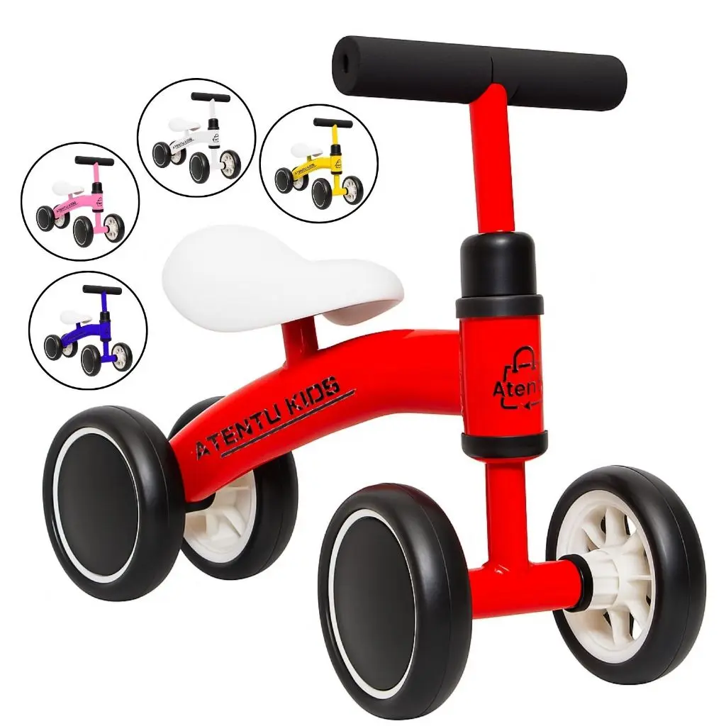 Bicicleta De Equilíbrio Andador Infantil Sem Pedal 4 Rodas - 1