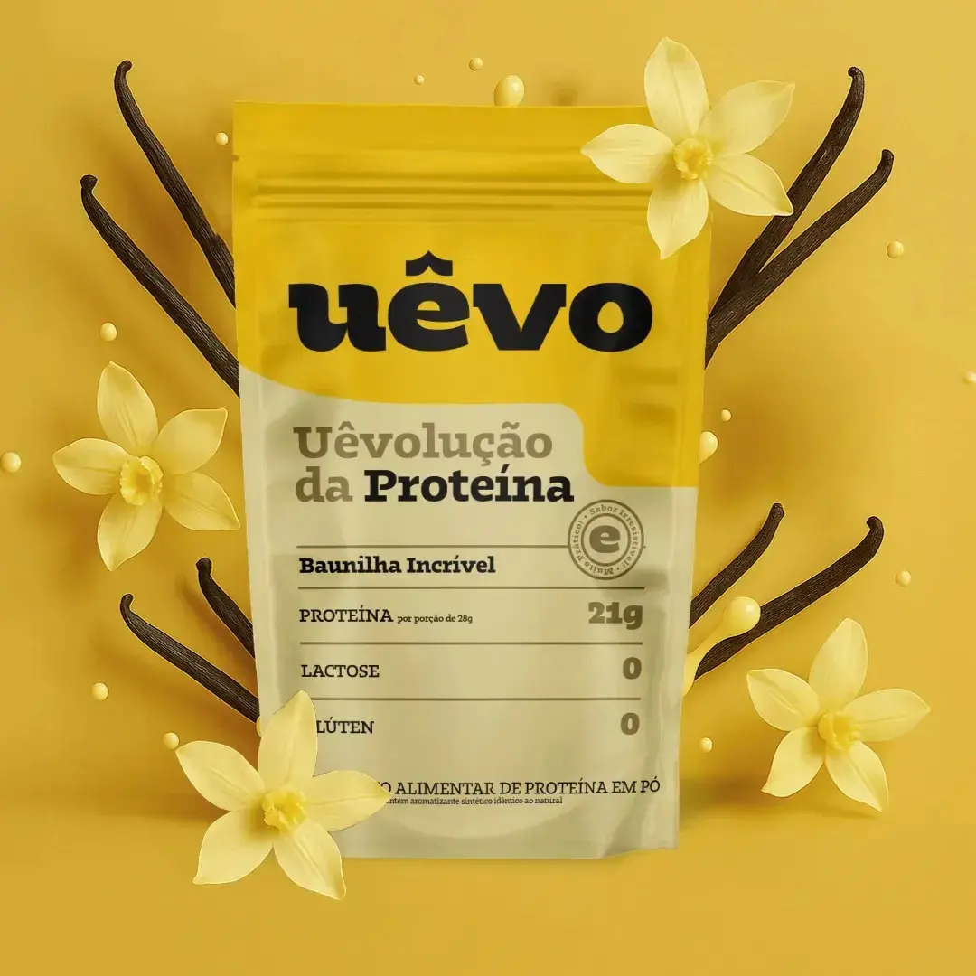 Proteína UÊVO em pó sabor Baunilha x 1kg thumbnail 2