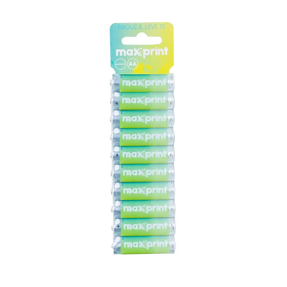 Pilha Alcalina Max AA 1,5 V | Blister promocional com 10
