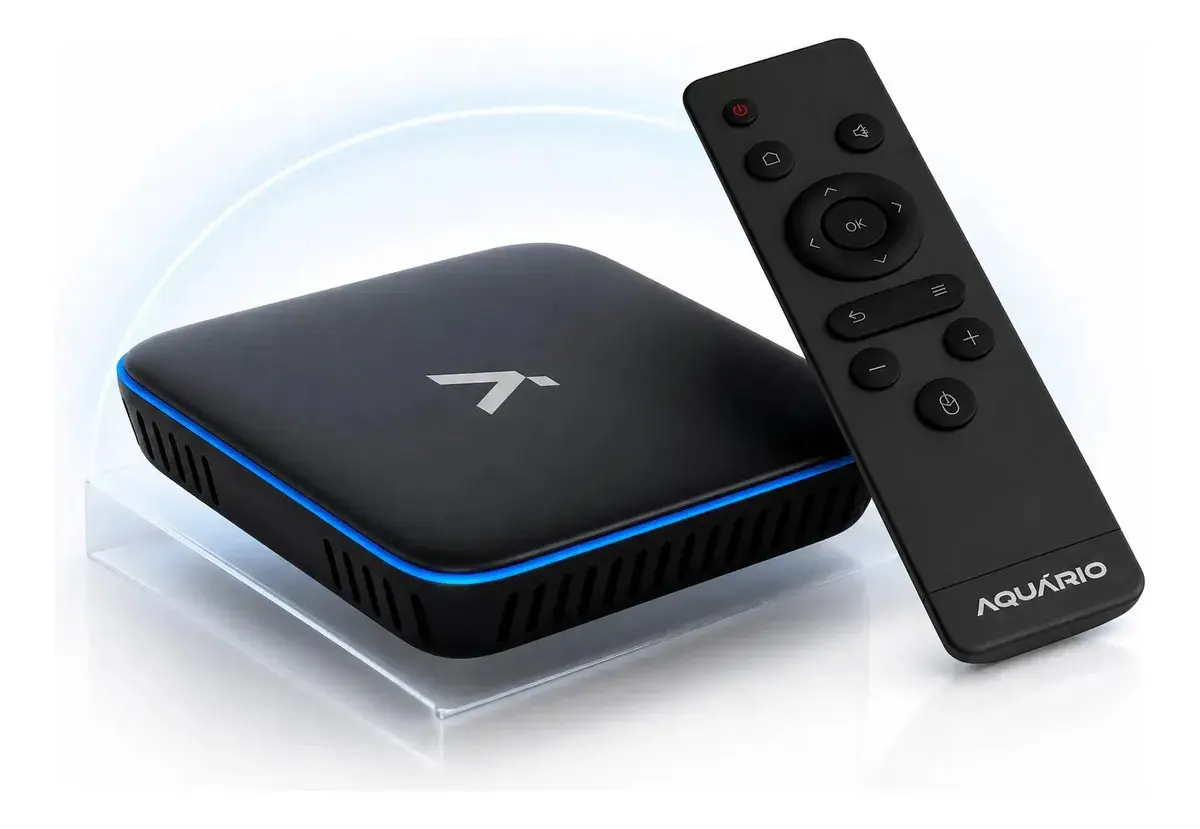 Smart Tv Box 4k Aquário Stv-2000 Plus Android Wifi Preto Padrão - 1